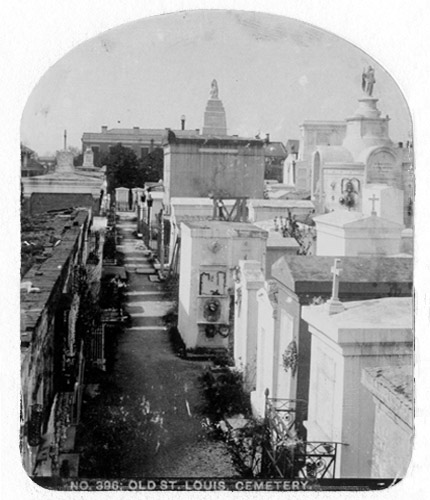No. 396 Old St. Louis Cemetery Date: ca: 1875, By George François Mugnier, Louisiana State Library